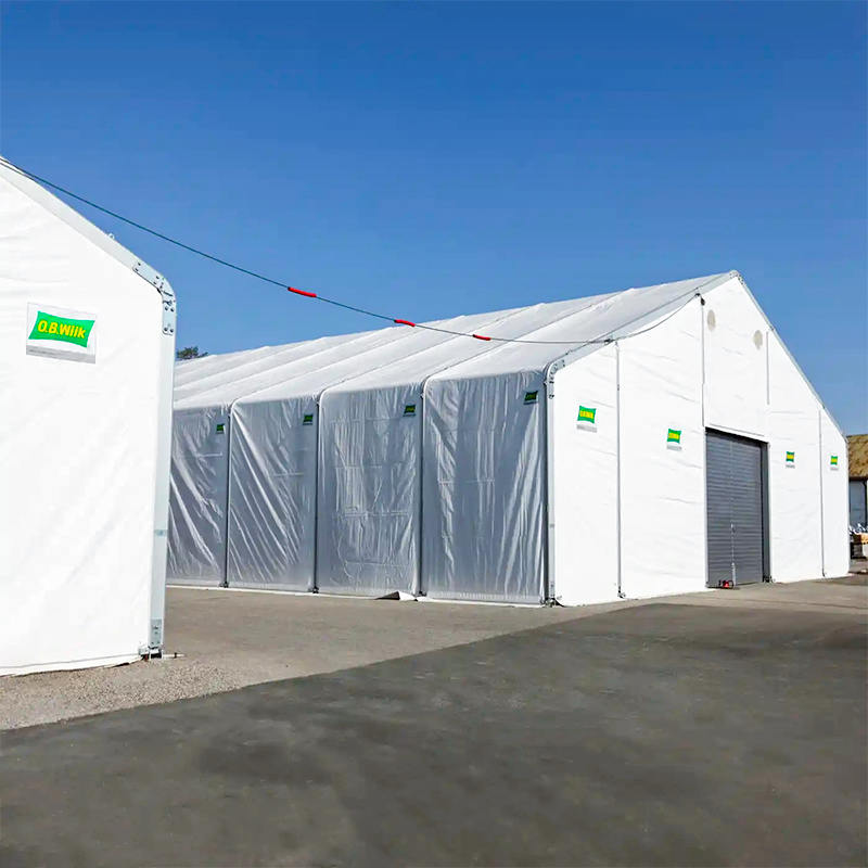 IFRC/ICRC/WFP/IOM Standart Yangına Dayanıklı UV Dayanımlı 10x24m Çadır Mobil Depolama Üniteleri(MSU)