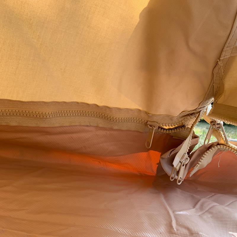 4 Metre Tek Kutuplu Tipi Aile Kamp Kanvas Çadırı