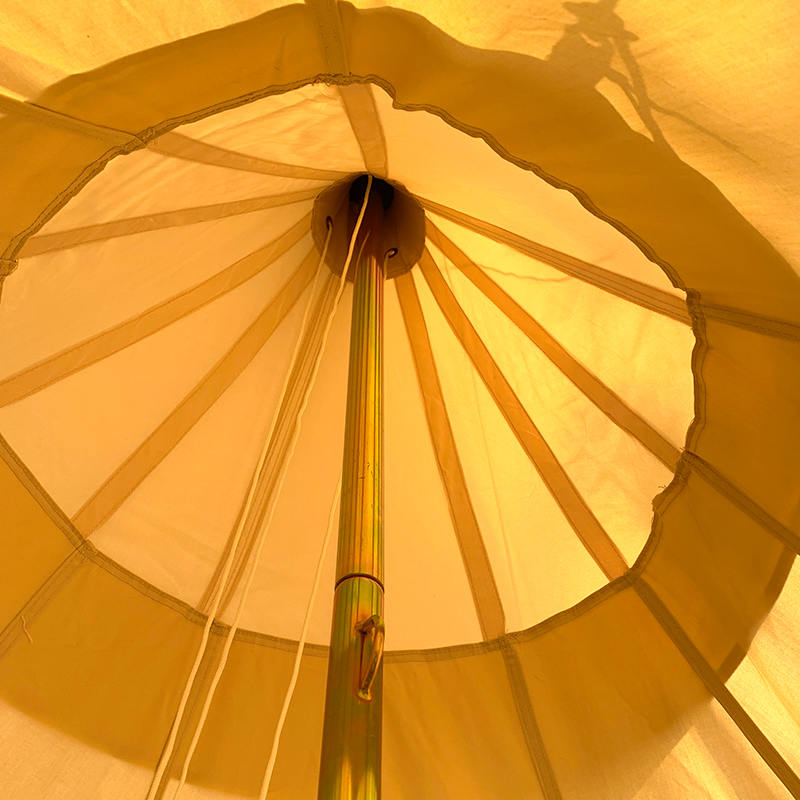 4 Metre Tek Kutuplu Tipi Aile Kamp Kanvas Çadırı