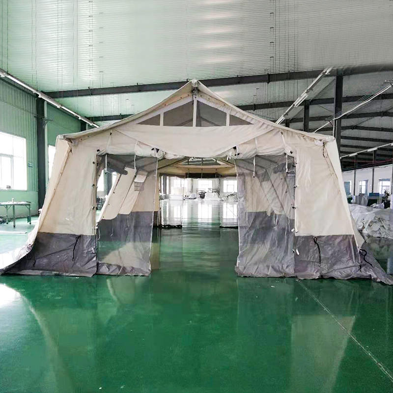 MSF/ICRC/IFRC Standart 45m² Çok Amaçlı Çadır Taban Çadırı Okul, Ofis, Klinik için Kullanılır