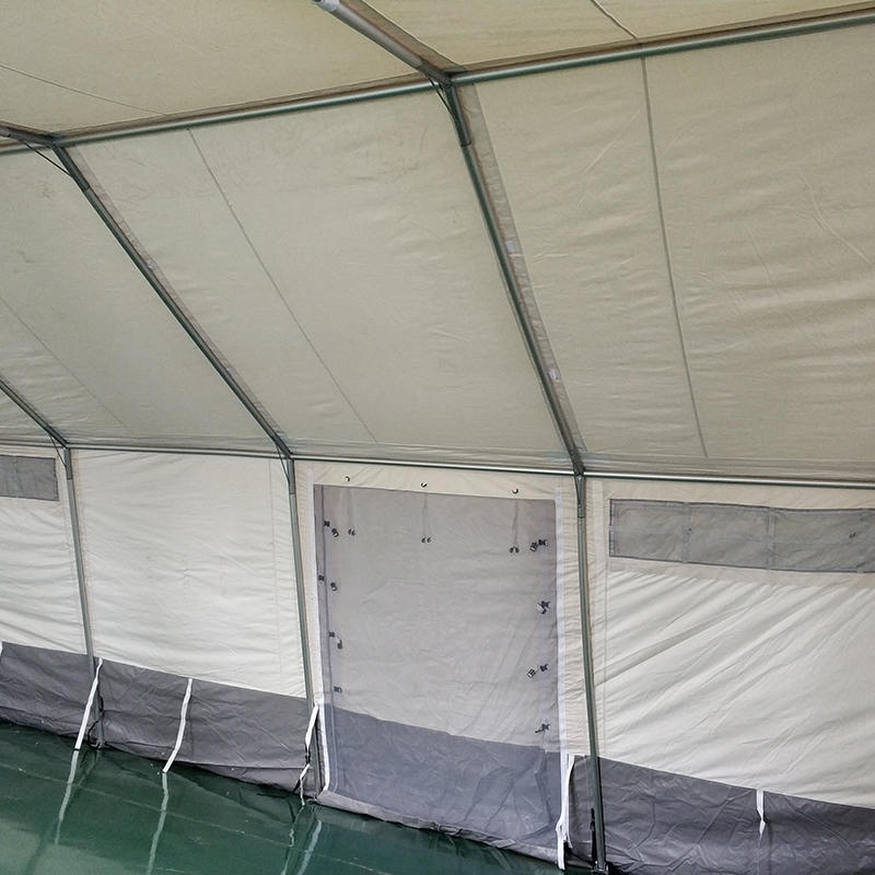 MSF/ICRC/IFRC Standart 45m² Çok Amaçlı Çadır Taban Çadırı Okul, Ofis, Klinik için Kullanılır