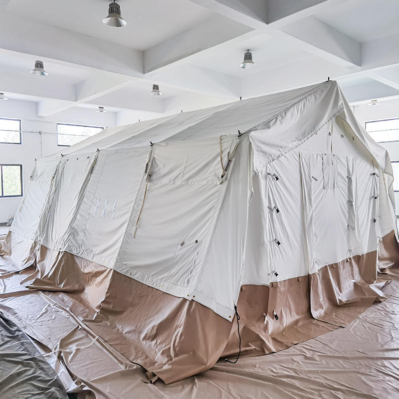 MSF/ICRC/IFRC Standart 45m² Çok Amaçlı Çadır Taban Çadırı Okul, Ofis, Klinik için Kullanılır