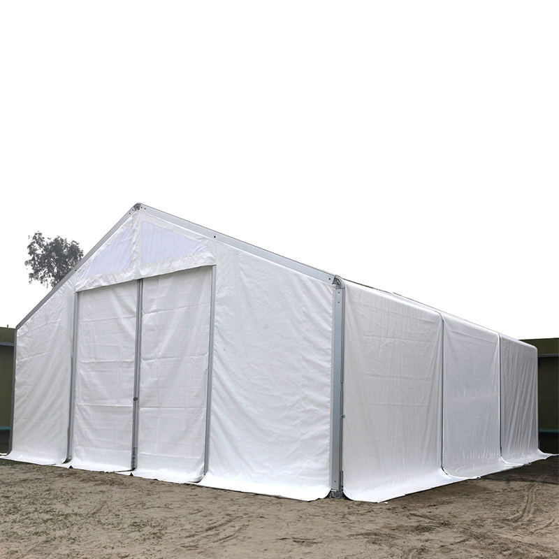 IFRC/ICRC/WFP/IOM Standart Yangına Dayanıklı UV Dayanımlı 10x24m Çadır Mobil Depolama Üniteleri(MSU)