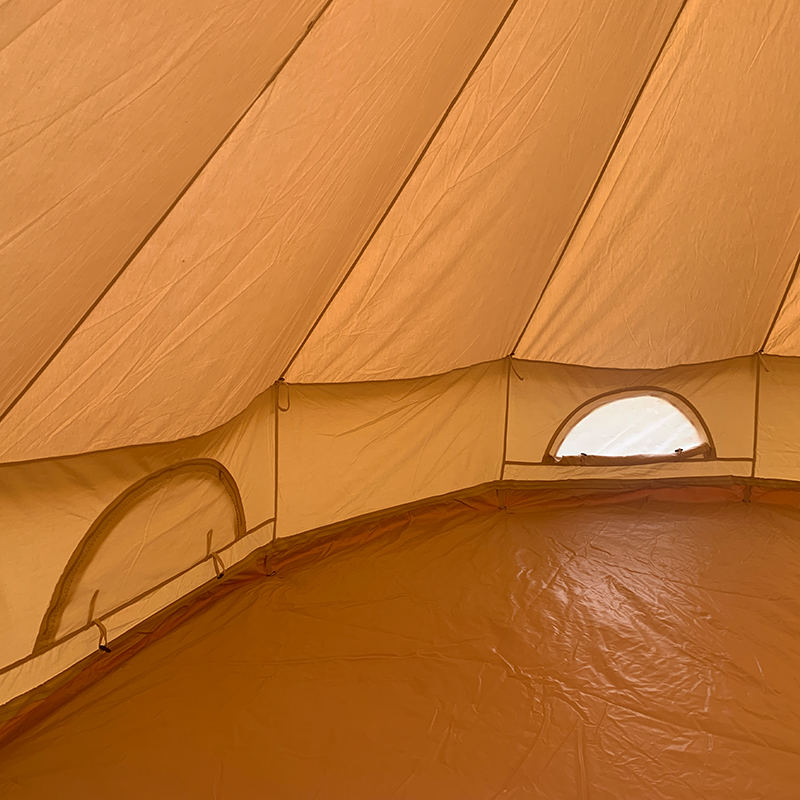 Aile Kampı için 4m 4 Kişilik Kanvas Çan Çadırı