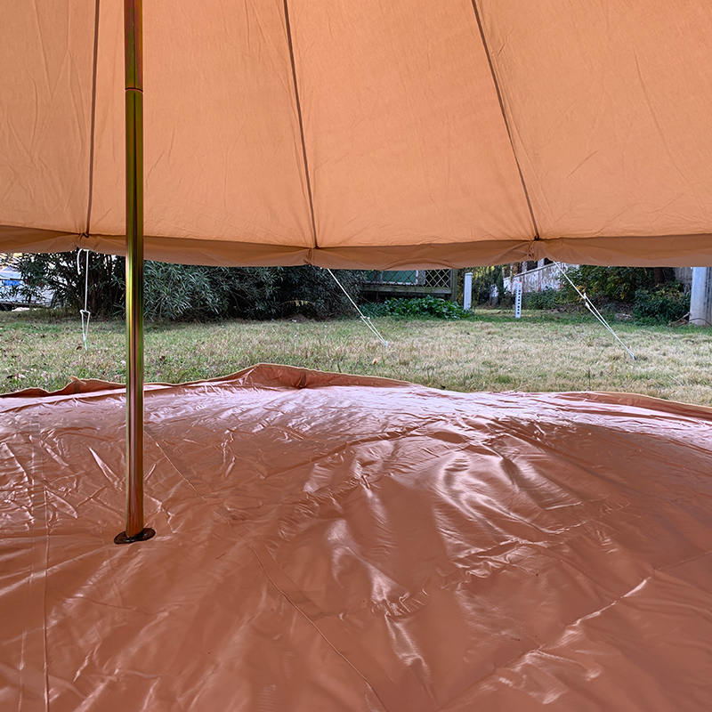 Aile Kampı için 4m 4 Kişilik Kanvas Çan Çadırı