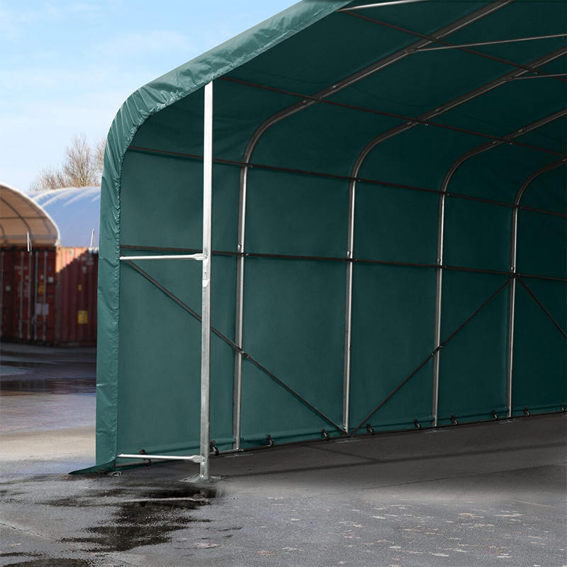 6X6 2.6m Yan Yükseklik Tamamen Galvanizli Çelik Çerçeve Geçici Depo Çadır Salonu