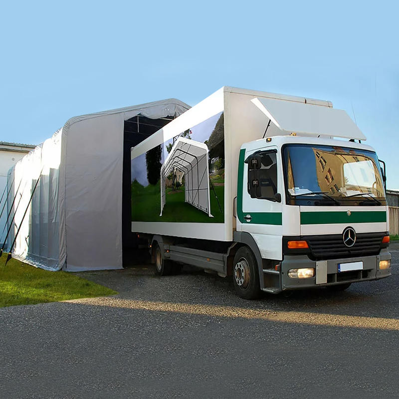 8X12 4m Yan Yükseklik UV'ye dayanıklı Depo Gölge Çadır Güneş Barınağı