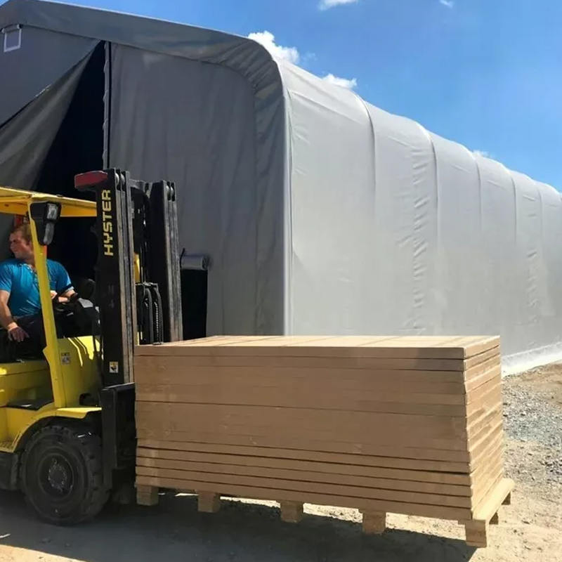 8X12 4m Yan Yükseklik UV'ye dayanıklı Depo Gölge Çadır Güneş Barınağı