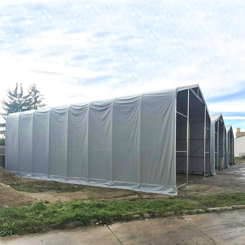 8X12 4m Yan Yükseklik UV'ye dayanıklı Depo Gölge Çadır Güneş Barınağı