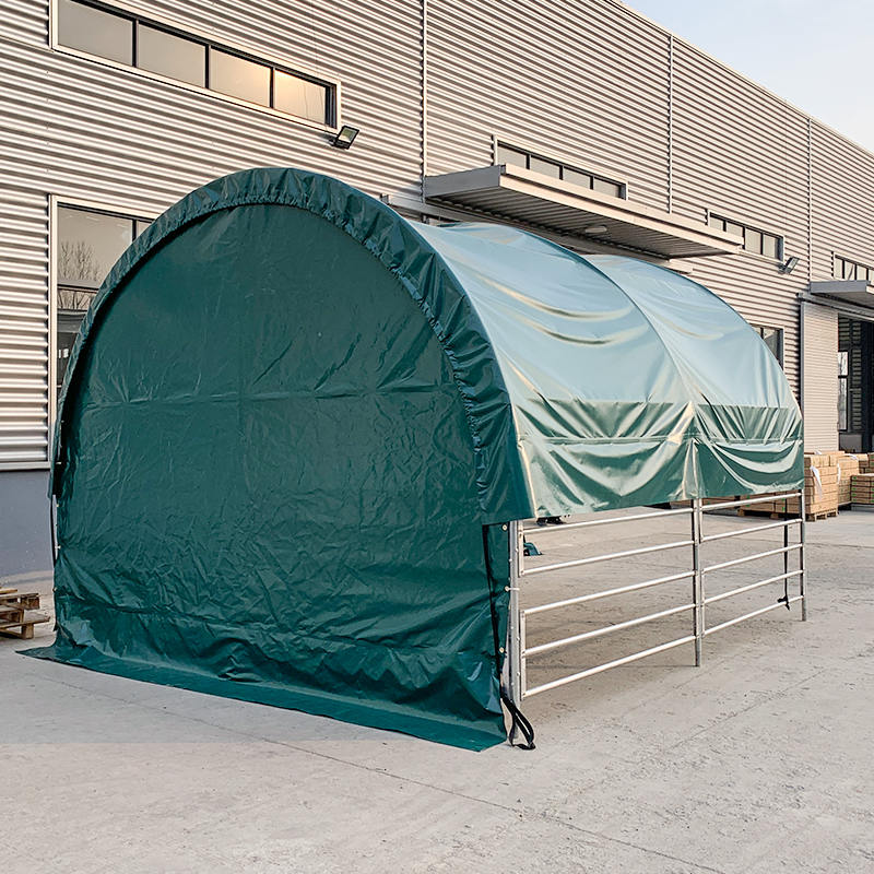 At, İnek, Koyun için 4x4mx3.15m Taşınabilir Hayvancılık Barınakları