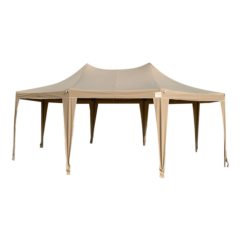 5x6.8m Geleneksel Sekizgen Pagoda Suya Dayanıklı PVC Parti Pavyonu Gazebo Çadırı