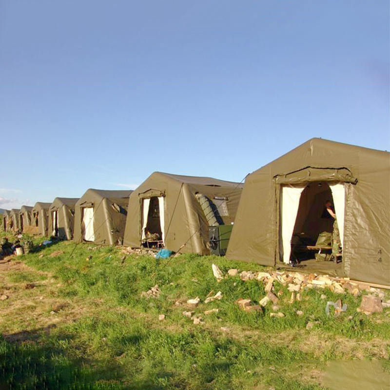 5.6x5.15m Çok Amaçlı Küçük Hızlı Dağıtımlı Düşük Basınçlı Şişirilebilir Barınaklar