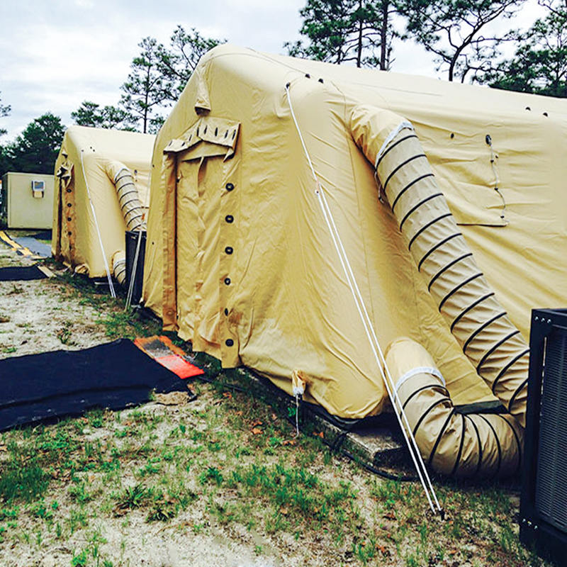 Düşük Basınçlı 5.6x7.55m Çok Amaçlı Orta Hızlı Dağıtım Şişme Çadır