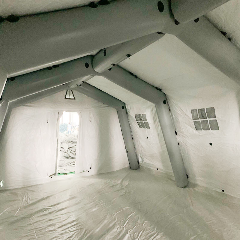 Düşük Basınçlı 5.6x7.55m Çok Amaçlı Orta Hızlı Dağıtım Şişme Çadır