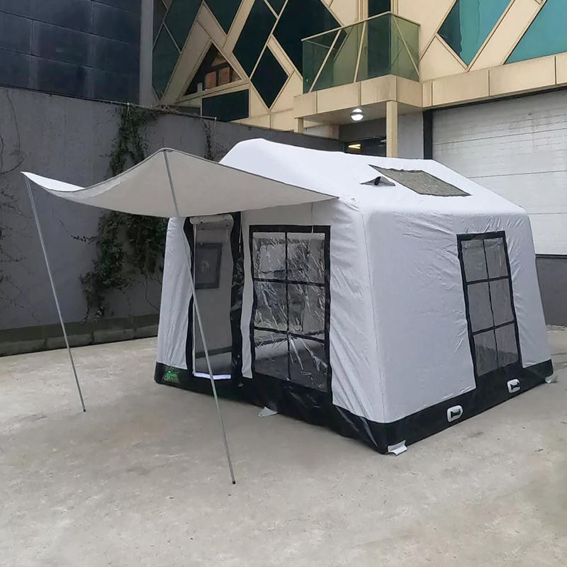 8-10 Kişilik Dört Mevsim Glamour Yanmaz ve Anti-Bakteriyel Şişme Kamp Çadırı