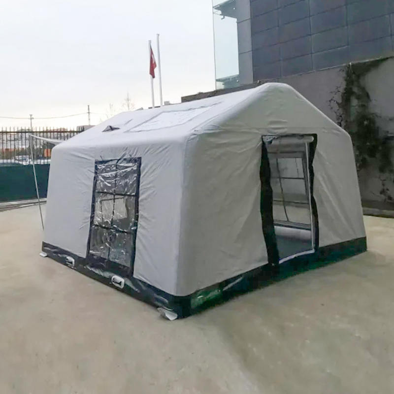 8-10 Kişilik Dört Mevsim Glamour Yanmaz ve Anti-Bakteriyel Şişme Kamp Çadırı