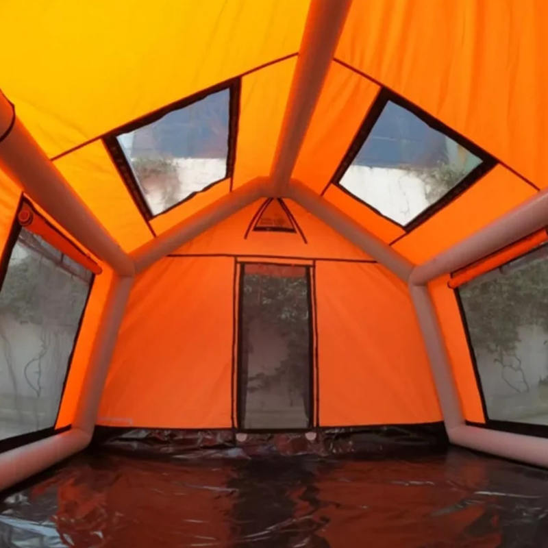 8-10 Kişilik Dört Mevsim Glamour Yanmaz ve Anti-Bakteriyel Şişme Kamp Çadırı