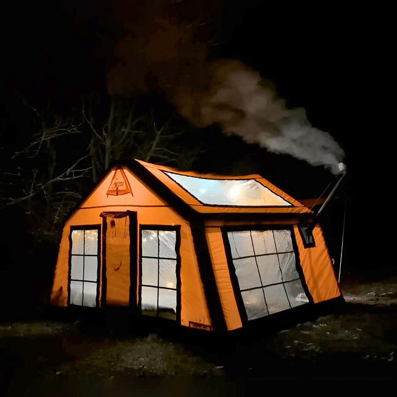 8-10 Kişilik Dört Mevsim Panorama Şişme Kamp Çadırı