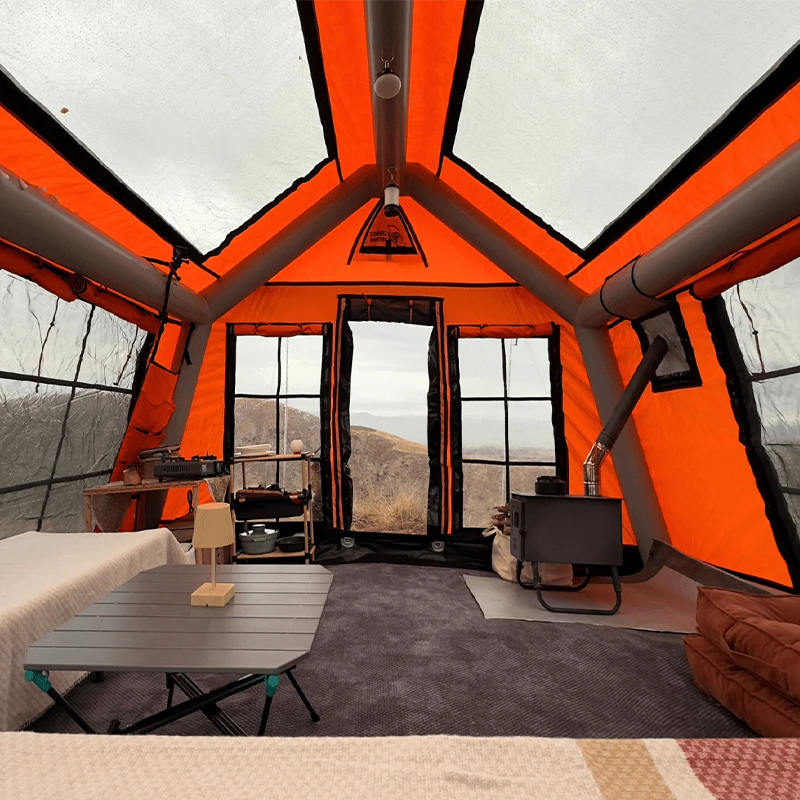 8-10 Kişilik Dört Mevsim Panorama Şişme Kamp Çadırı