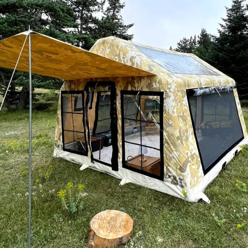 8-10 Kişilik Dört Mevsim Panorama Şişme Kamp Çadırı