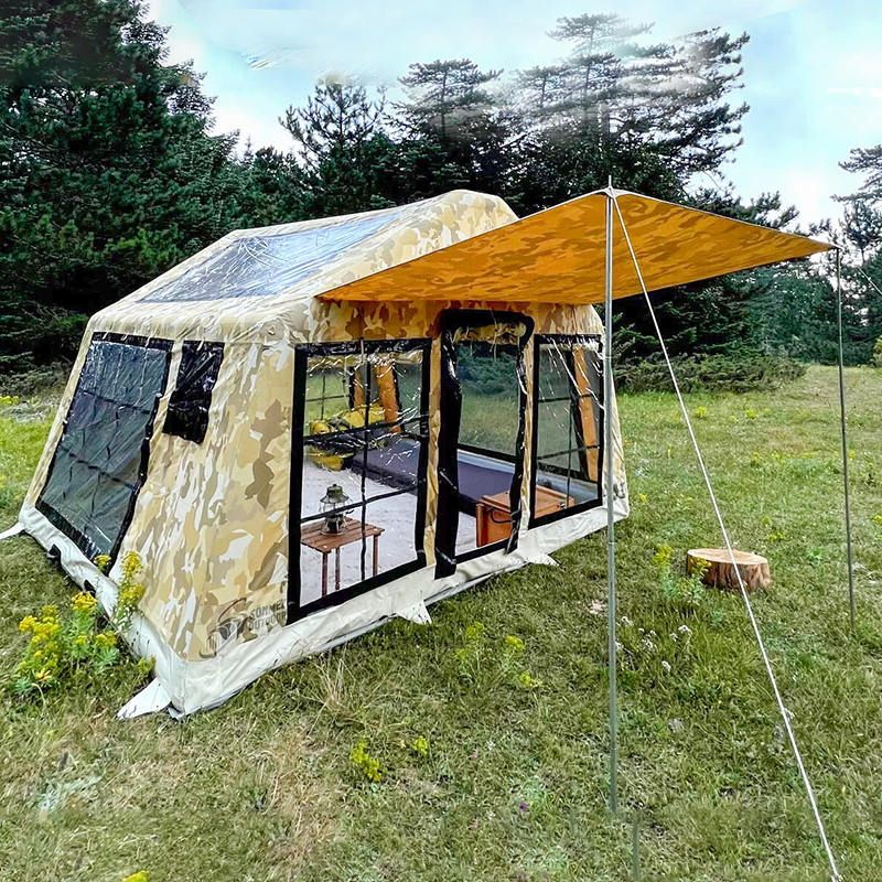 8-10 Kişilik Dört Mevsim Panorama Şişme Kamp Çadırı