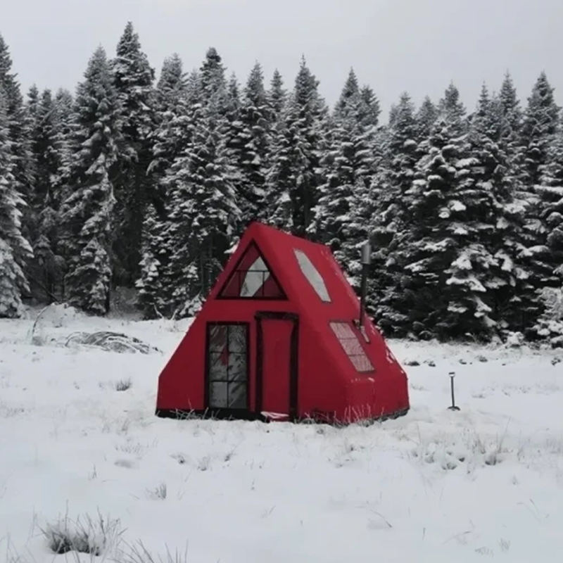 Kamp için 8-10 Kişi Dört Mevsim Su Geçirmez Şişme Hava Çadırı