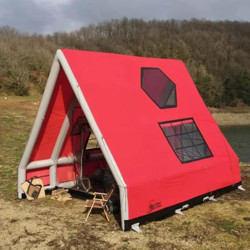 Kamp için 8-10 Kişi Dört Mevsim Su Geçirmez Şişme Hava Çadırı