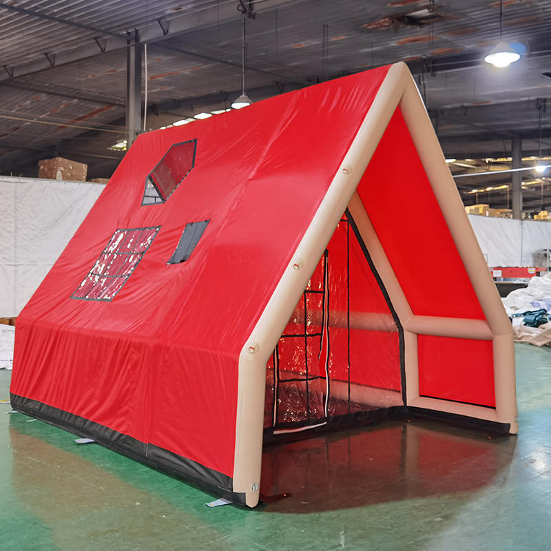 Kamp için 8-10 Kişi Dört Mevsim Su Geçirmez Şişme Hava Çadırı