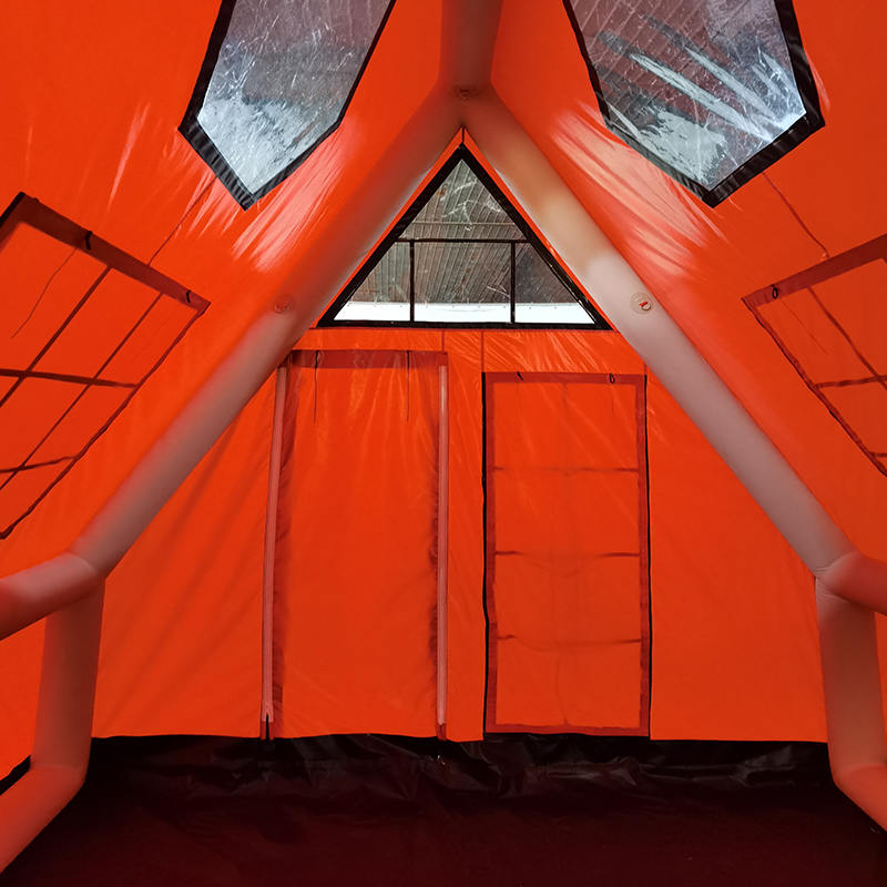 Kamp için 8-10 Kişi Dört Mevsim Su Geçirmez Şişme Hava Çadırı