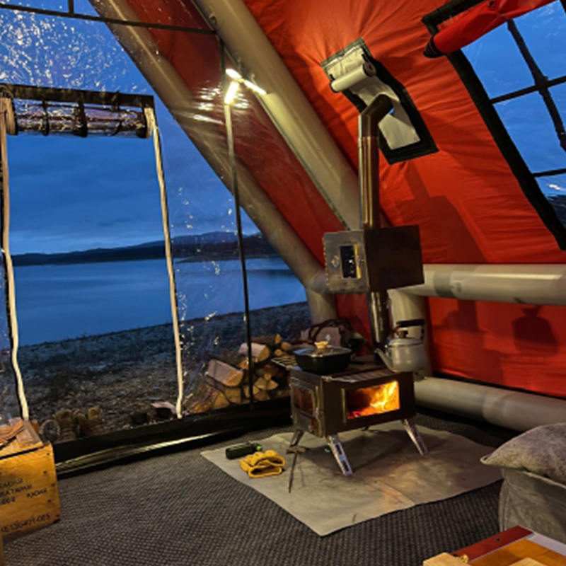 Kamp için 8-10 Kişi Dört Mevsim Su Geçirmez Şişme Hava Çadırı