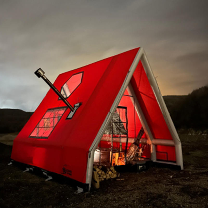 Kamp için 8-10 Kişi Dört Mevsim Su Geçirmez Şişme Hava Çadırı